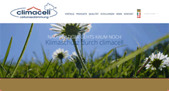 Desktop Screenshot of climacell.de