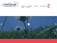 Tablet Screenshot of climacell.de