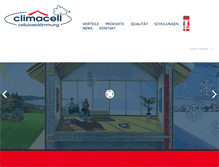 Tablet Screenshot of climacell.com